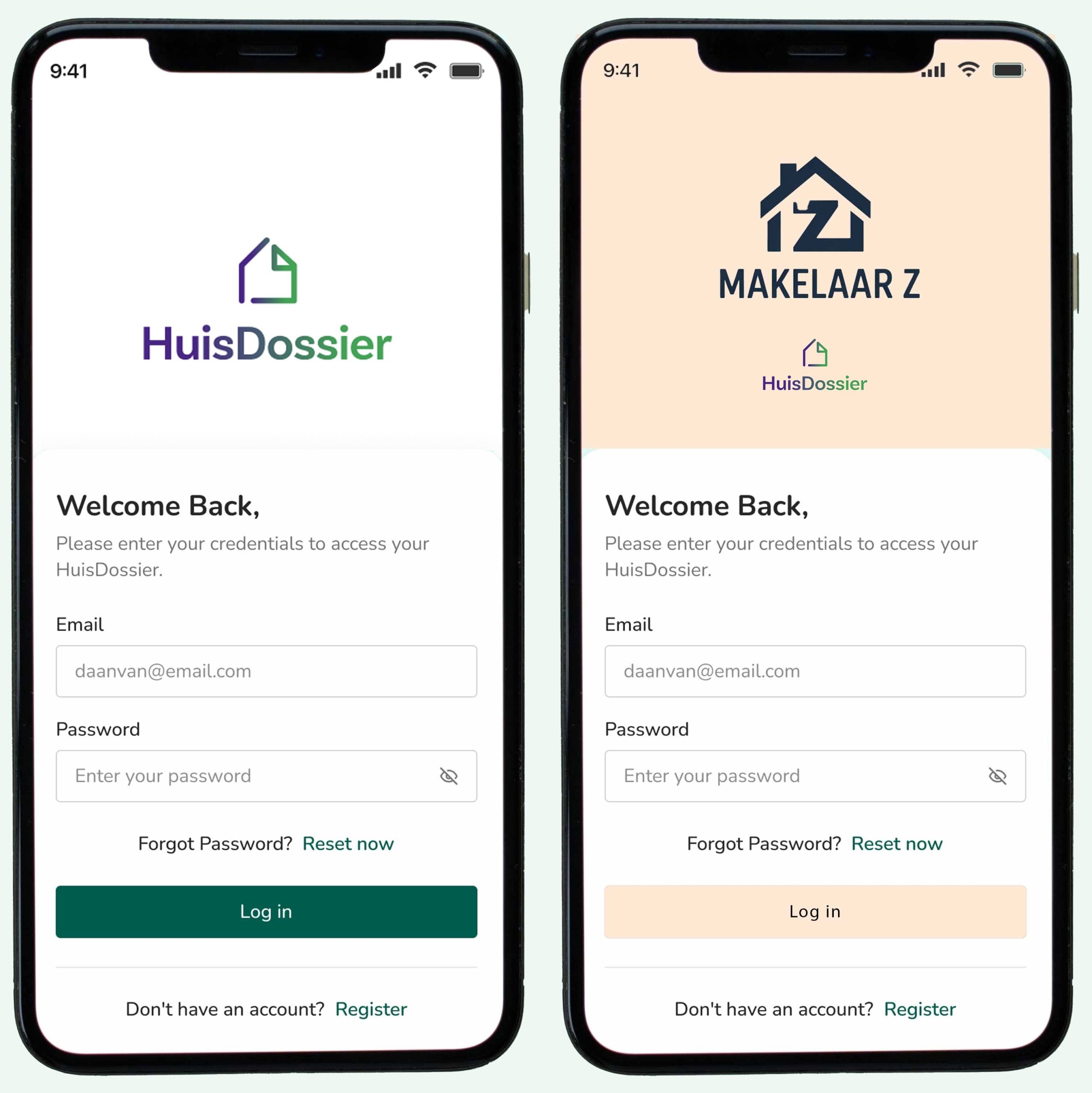 Voorbeeld Huisdossier whitelabel